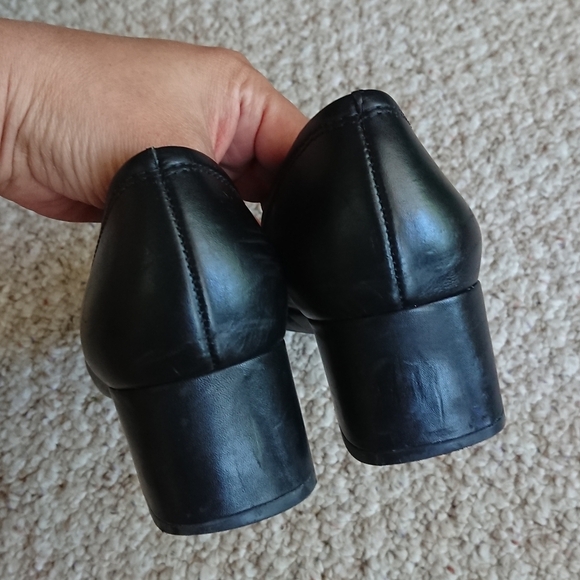 Tory Burch Mini Miller Logo Pump Heels - Black Size 7.5 - Picture 9 of 15